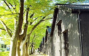 山居倉庫（裏側）